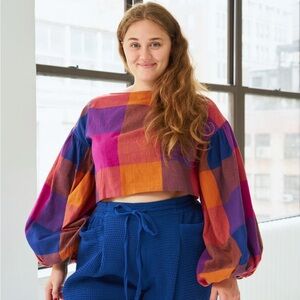 Rujuta Sheth Bella Top Aurora Chex